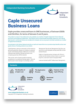 Caple Unsecured Business Loans by IBC