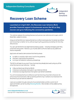 Recovery Loan Scheme Guide